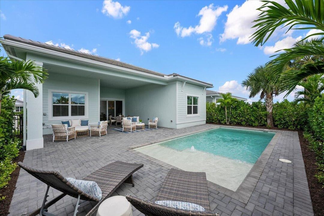 Rear Exterior and Pool
