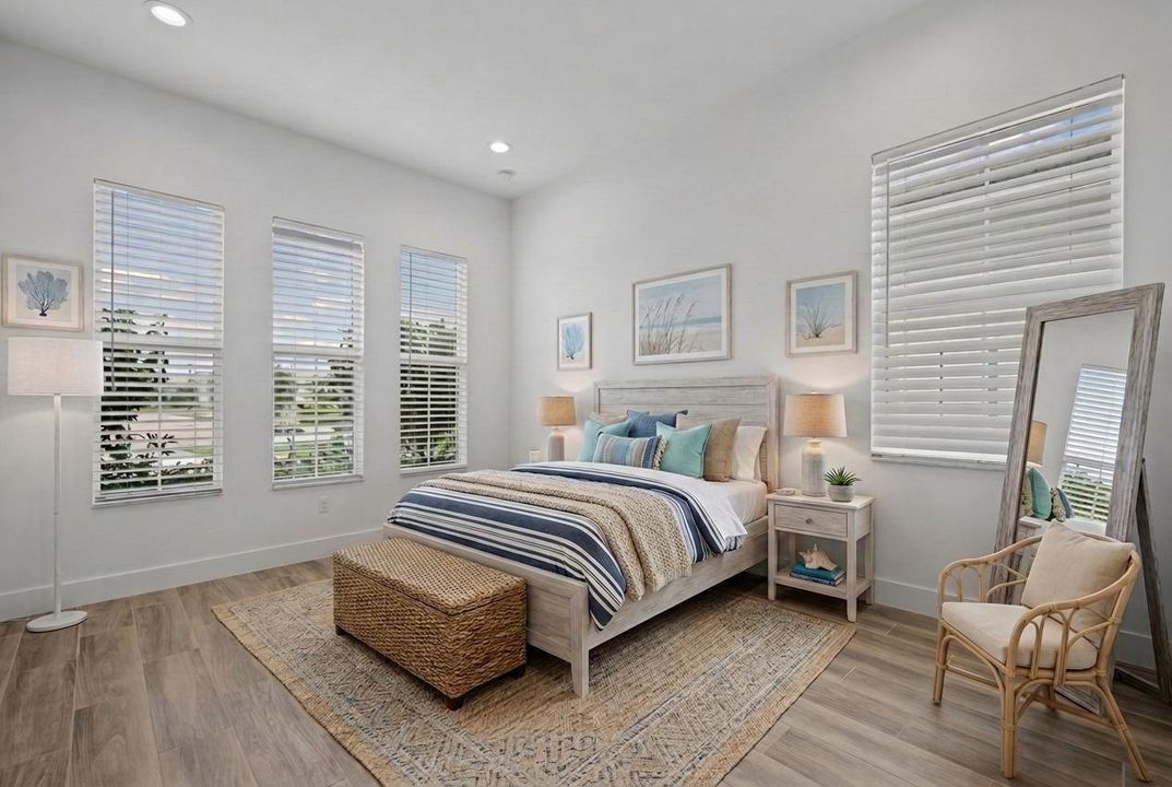 2nd Bedroom w Pretty Windows