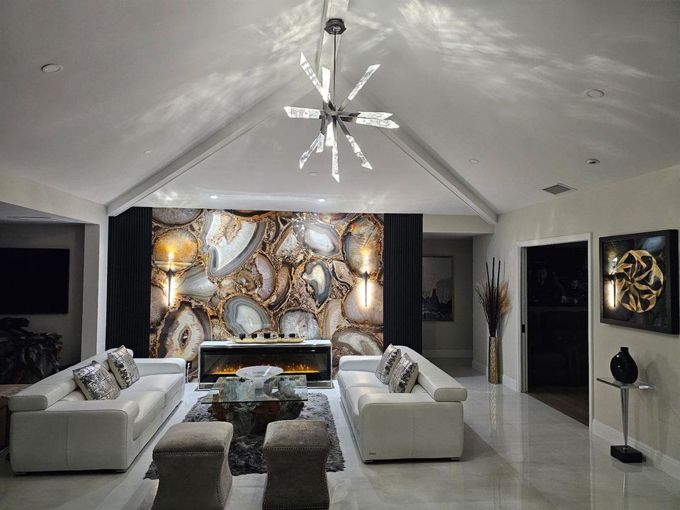 Living Room Night View
