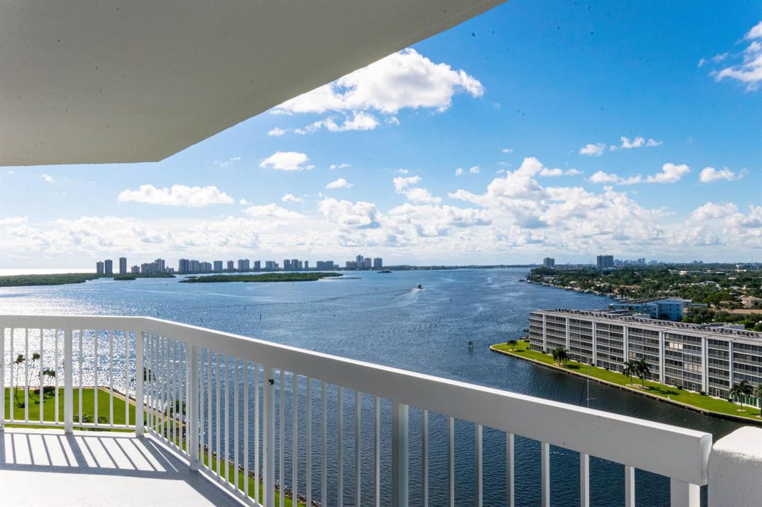 Covered Balcony View