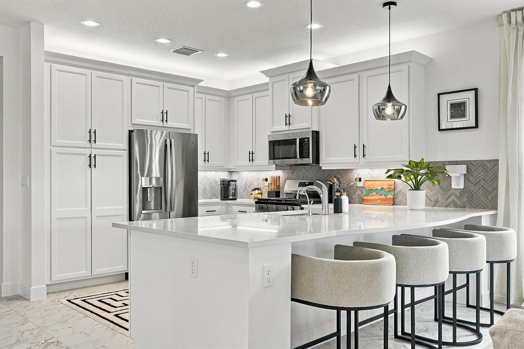 Kitchen Island area