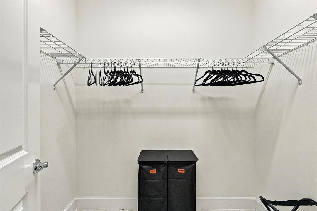 1 of 2 primary closets