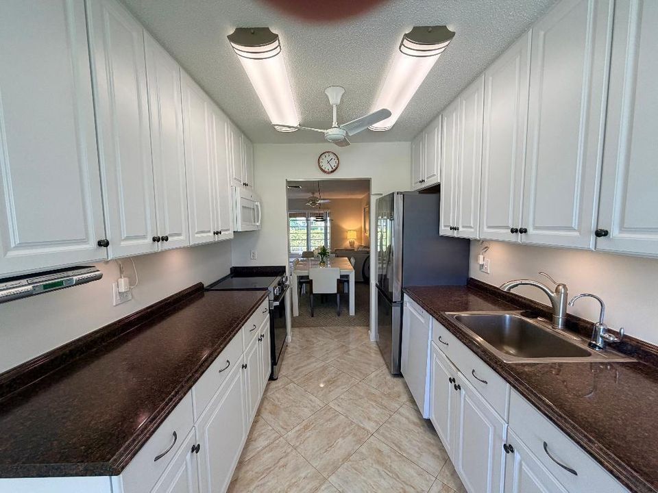 Kitchen to dining area