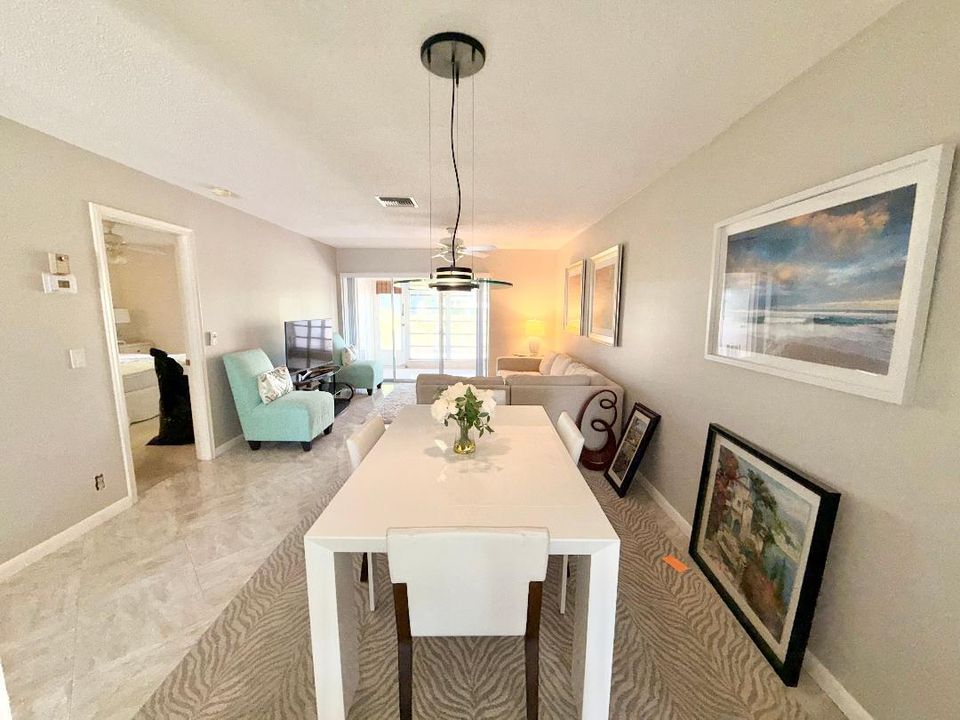 Dining area to living room
