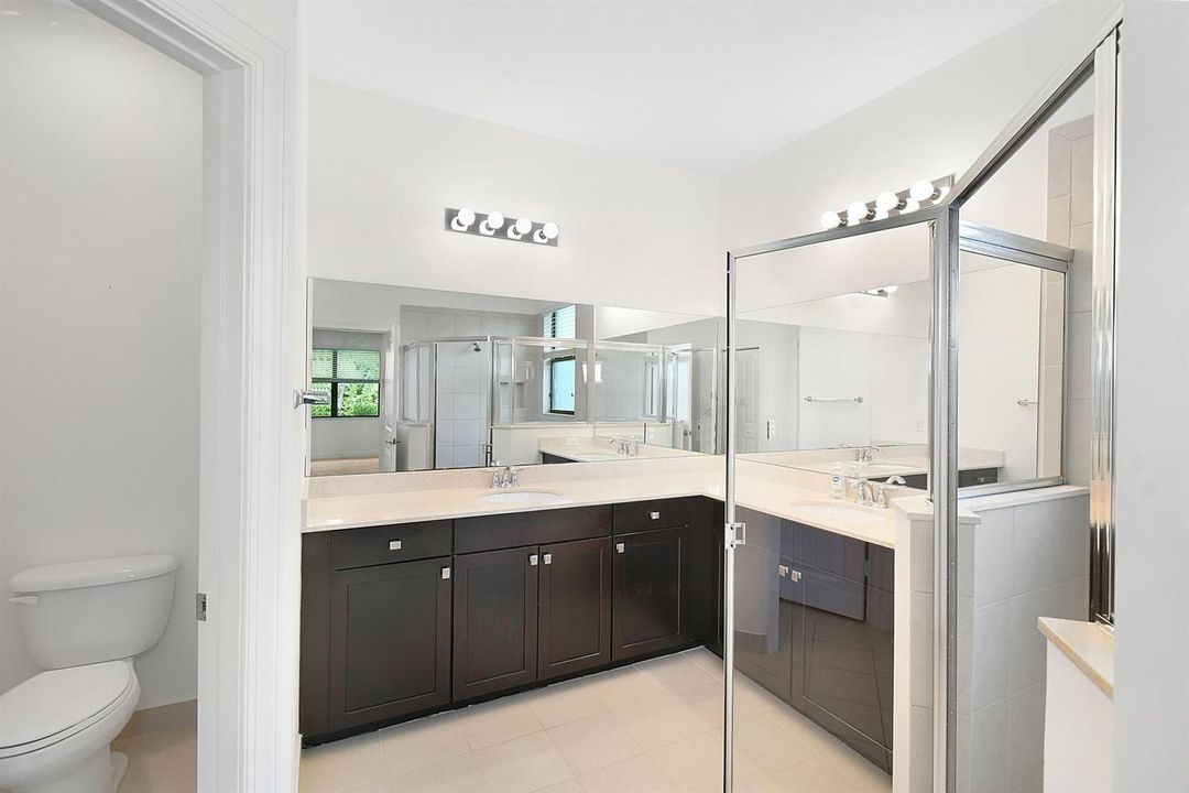 Very spacious primary bathroom