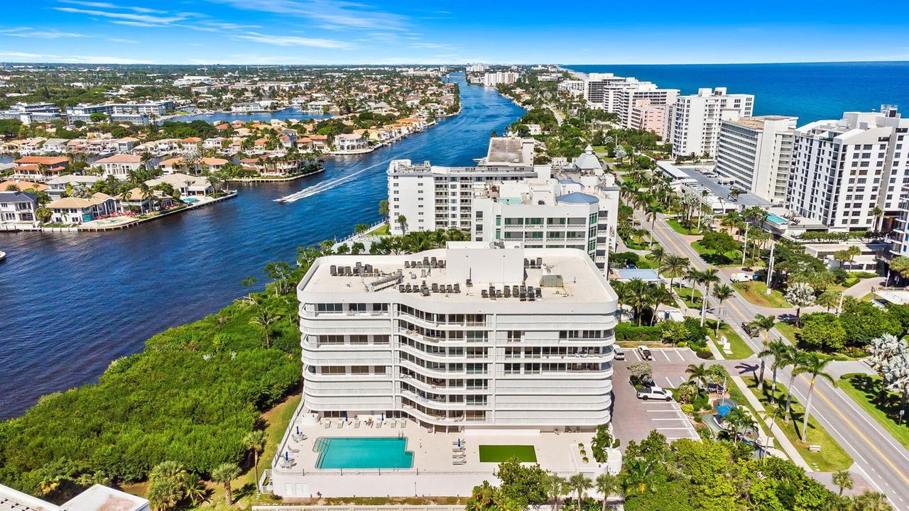 on the intracoastal
