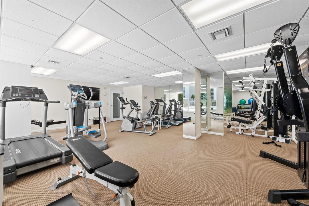 fitness center