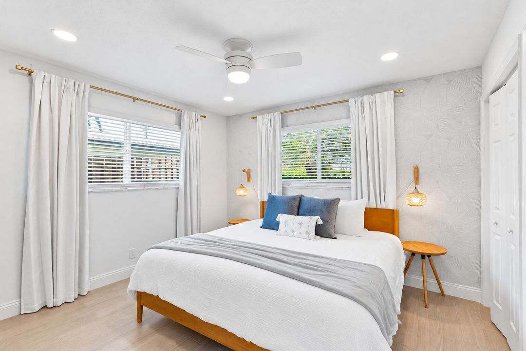 Bright Coastal Scandinavian Bedroom