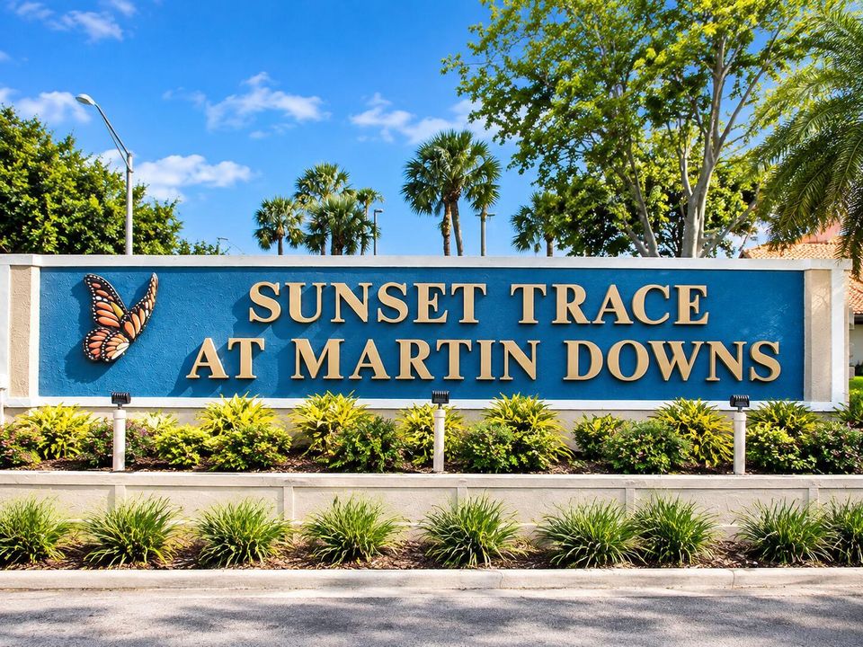 Sunset Trace Community Entrance