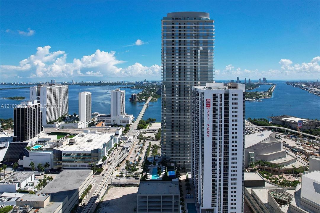 Aerial of the tower