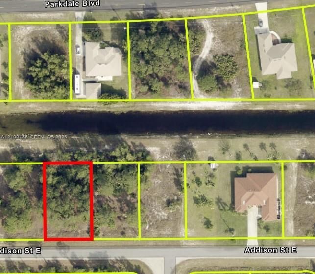 Survey Map. Identifying the parcel boundaries and site orientation of the property