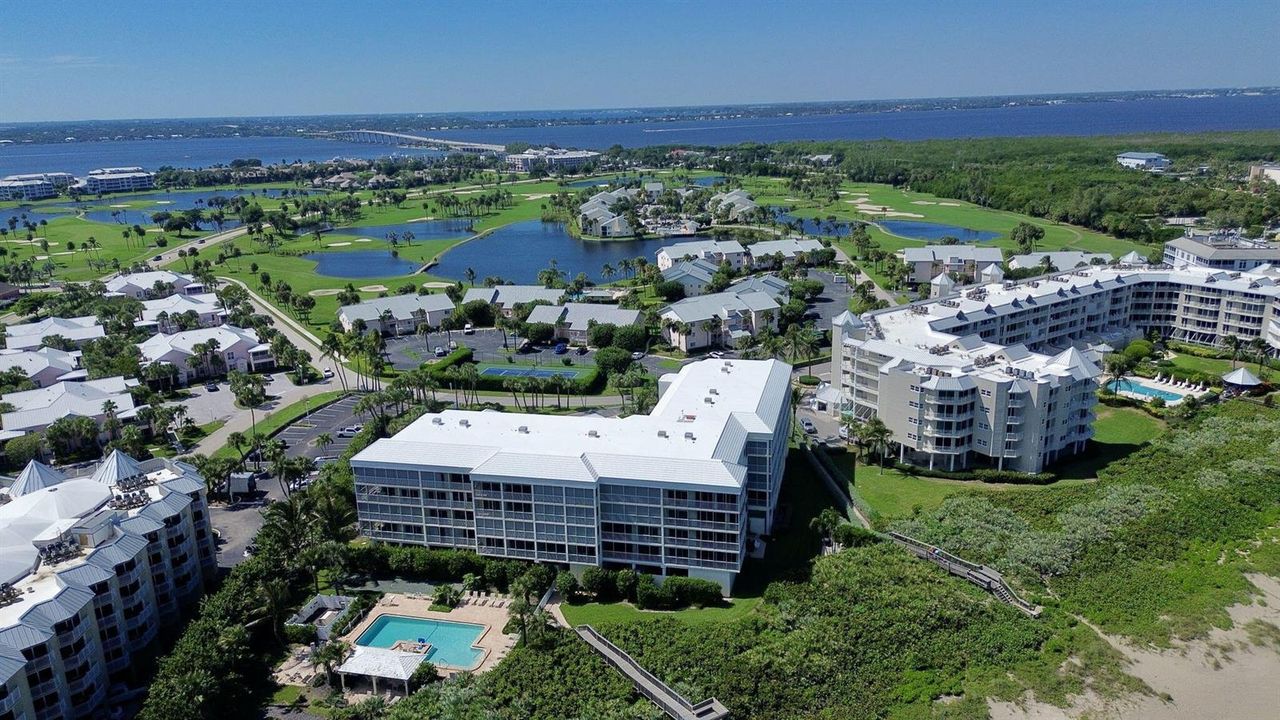 Aerial of the Building