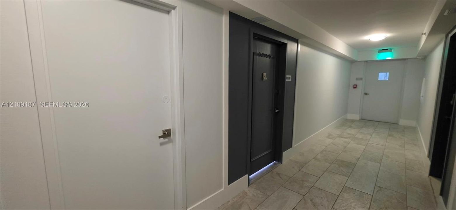 Unit entrance door