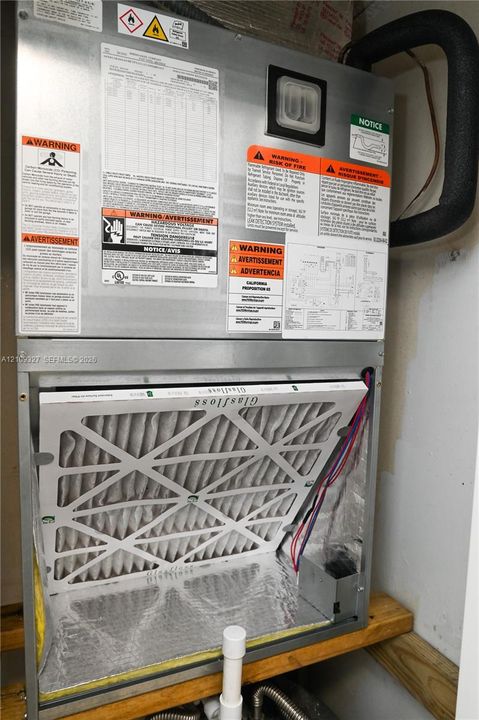 Brand new HVAC unit.