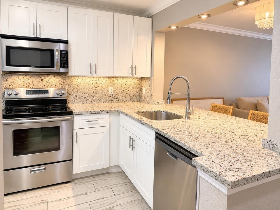 Open kitchen island