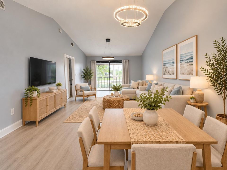 Dining Area Virtually Staged