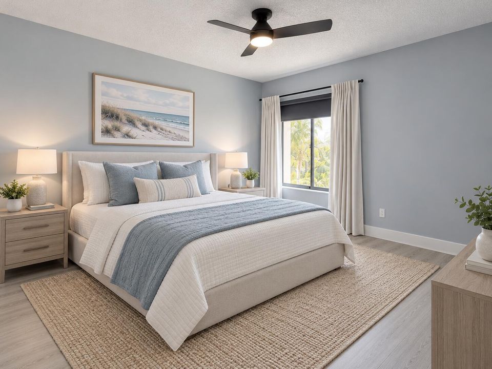 Primary Bedroom Virtually Staged