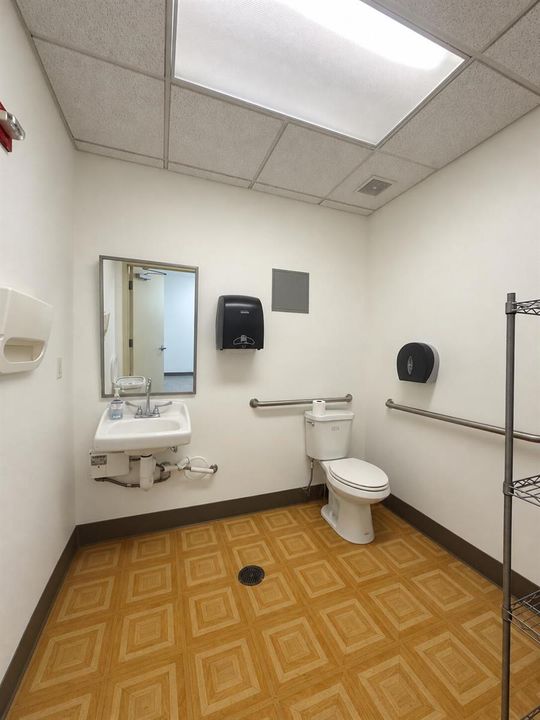 Clean Commercial Restroom Interior