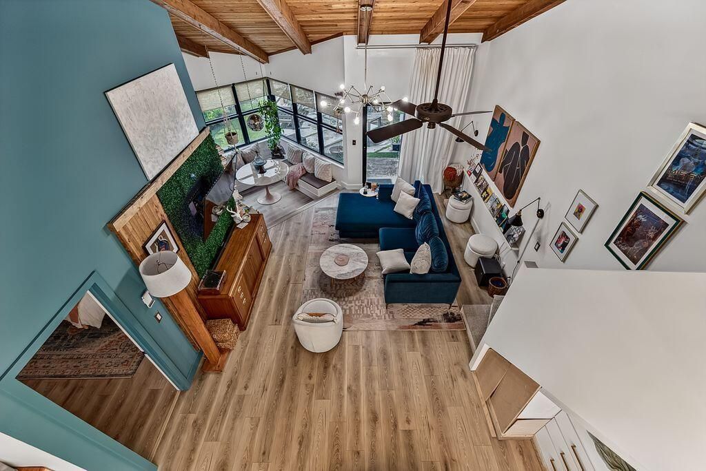 View of Living Space from above