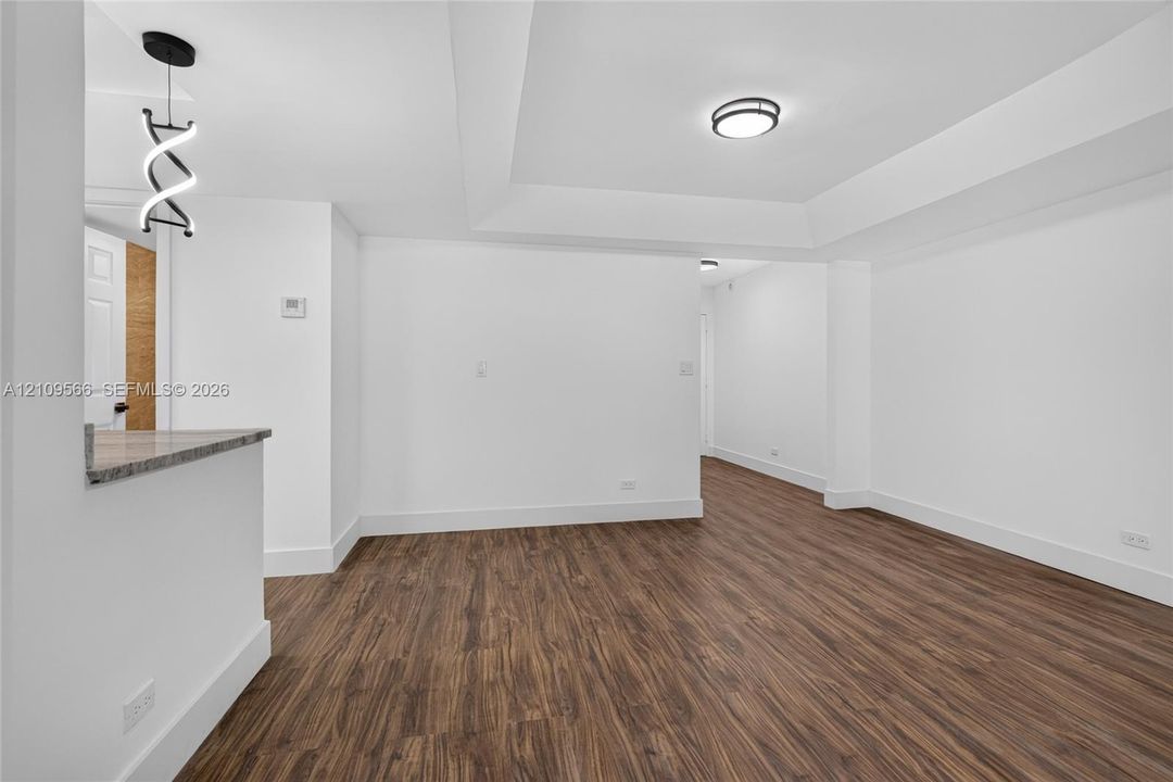 Dining area toward kitchen
