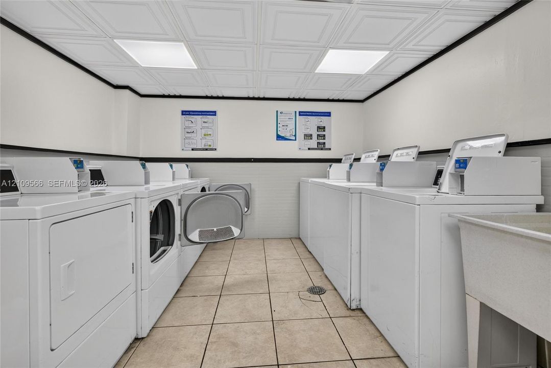 Common laundry facilities
