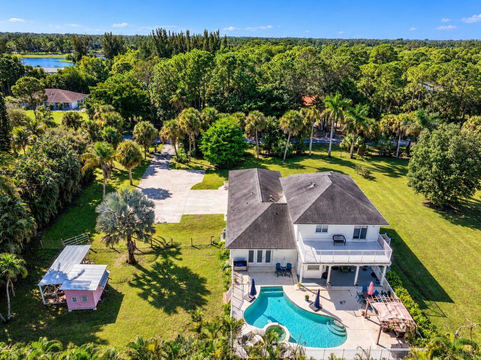 Aerial Backyard