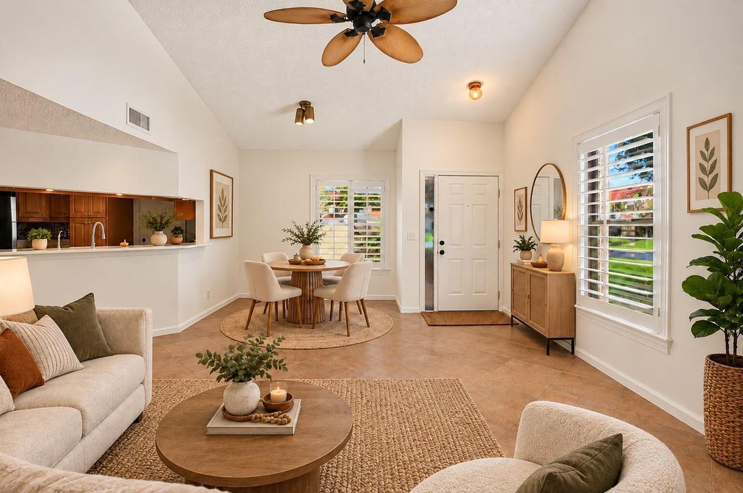 4a Virtually Staged breakfast nook