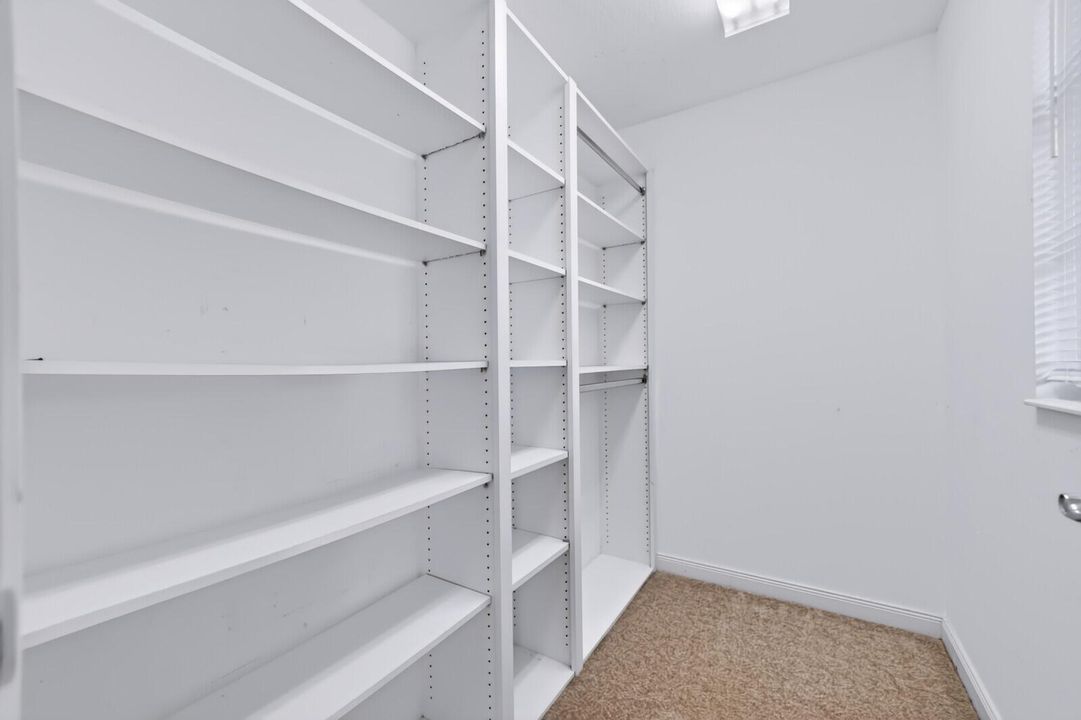 1st floor walk in closet