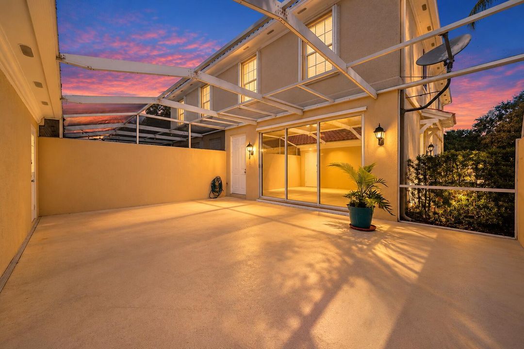 Patio twilight