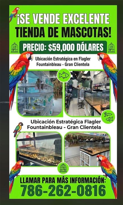 Commercial Listing. Summarizing the asset offering price and area details for the property