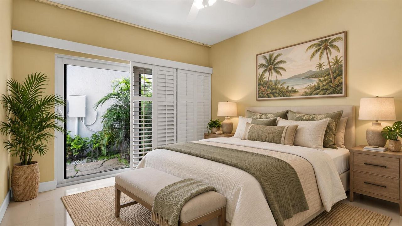Downstairs Guest Room Staged