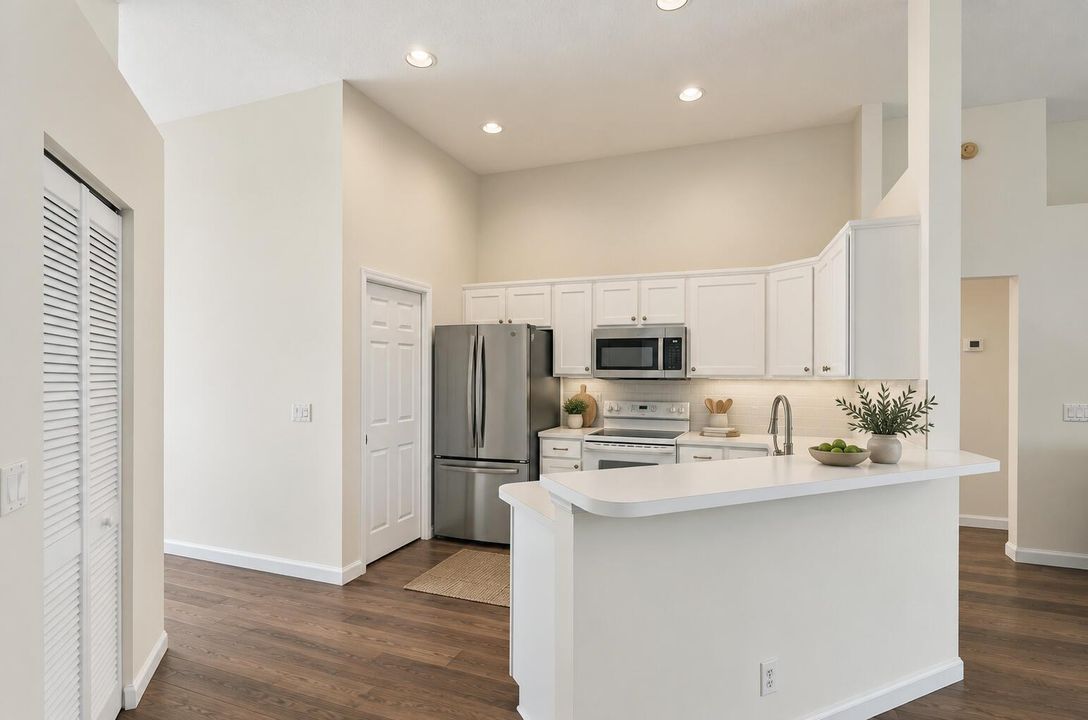 Virtually Staged Kitchen