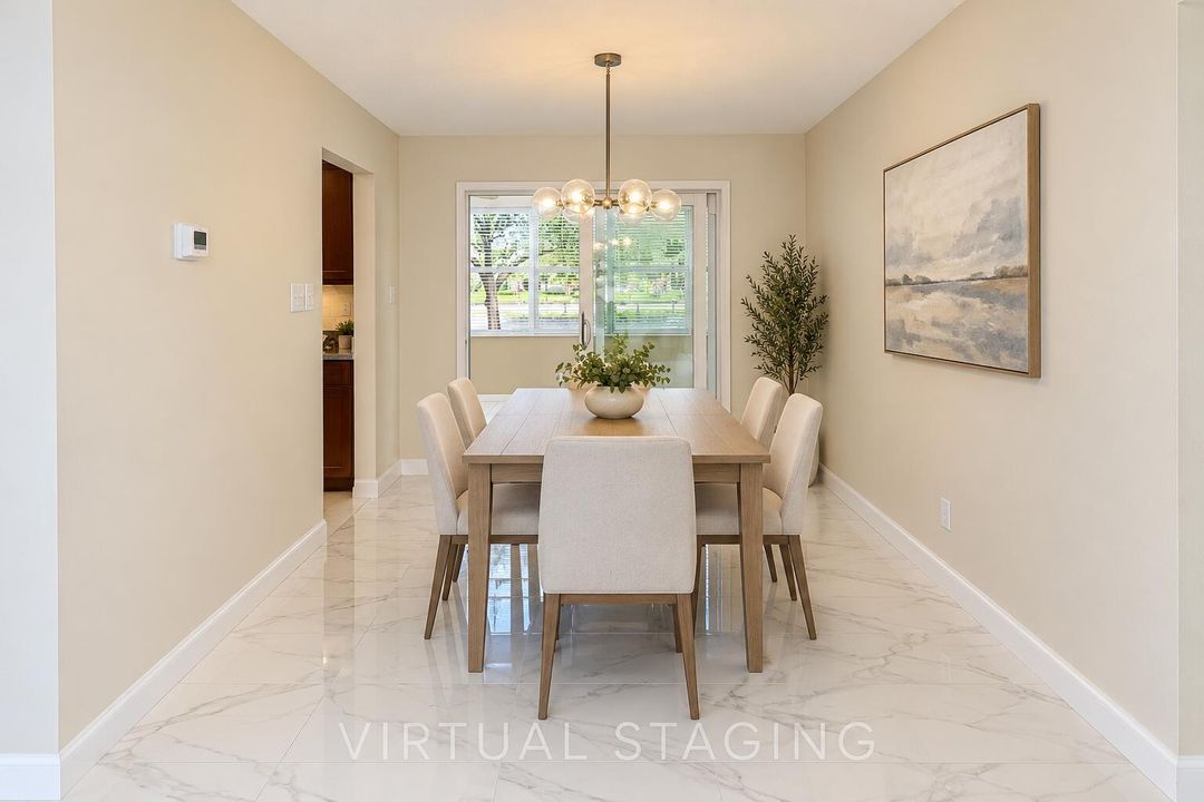 Dining Room - Virtually Staged