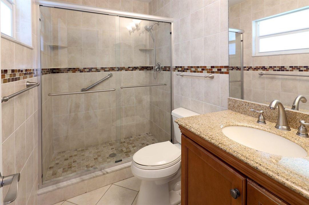 Full Bathroom with Walk-In Shower