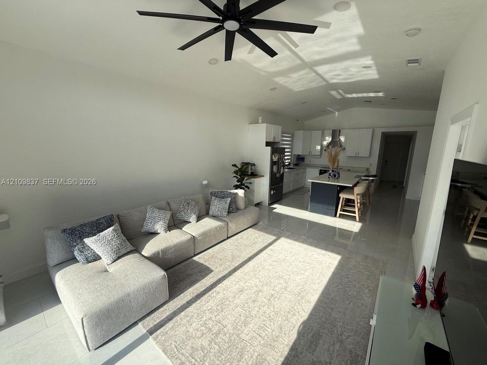 Open Living/Kitchen