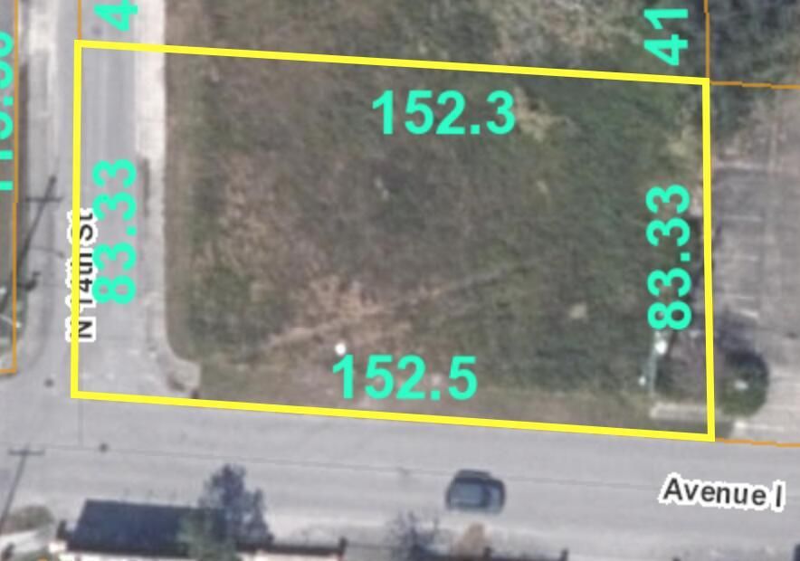 1308 Ave i Boundary Dimensions