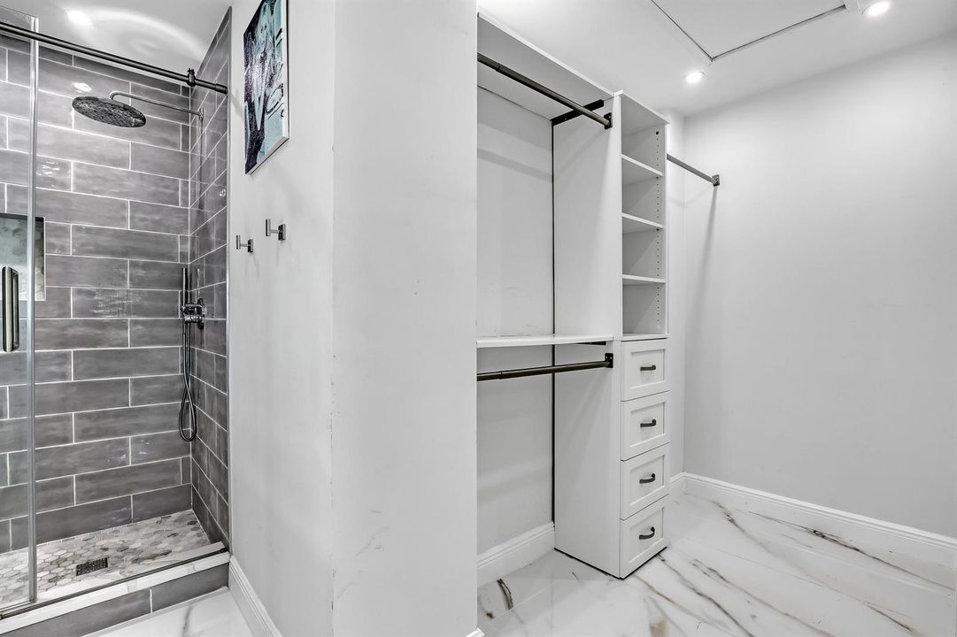 Primary closet