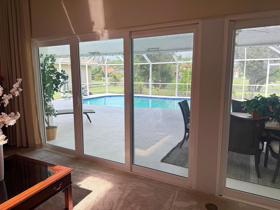 pool from living room