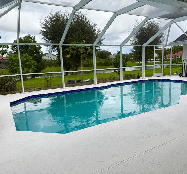 pool towards canal