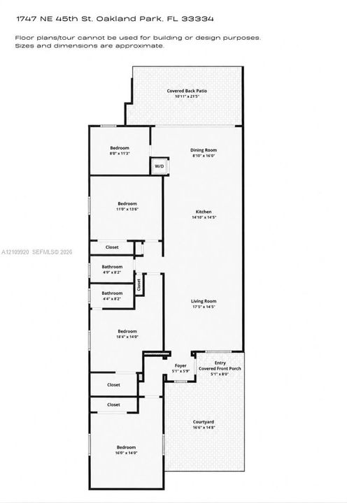 Residence 1747 (Right Side)  -Floor plans/tour cannot be used for building or design purposes.