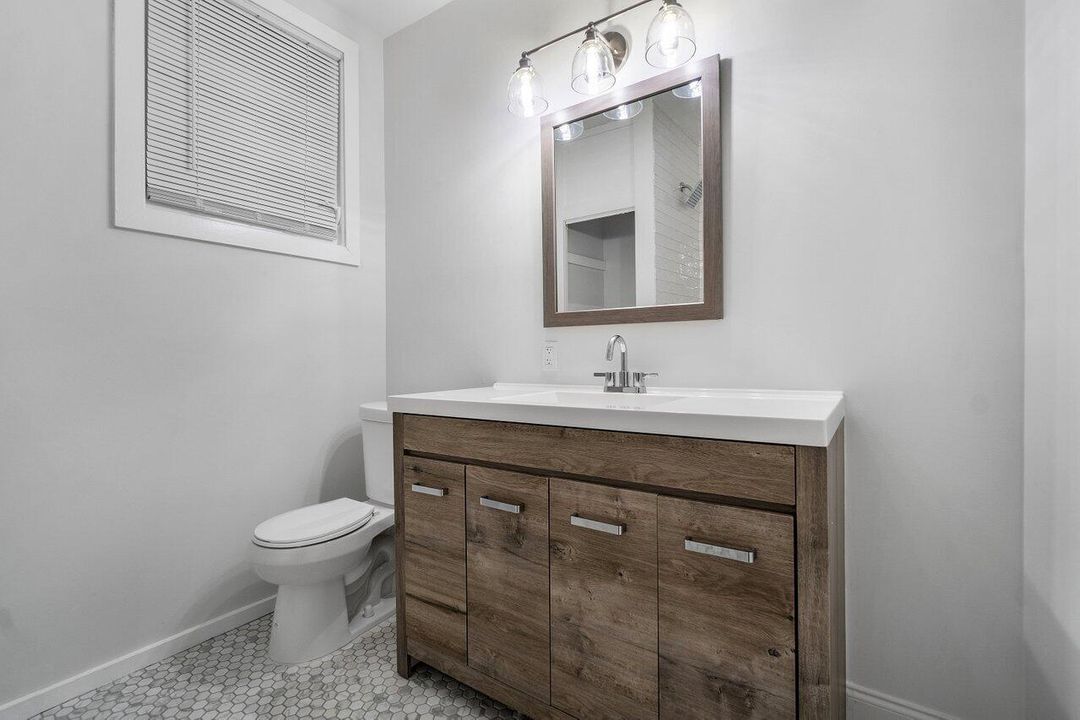 Remodeled bath.
