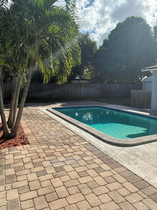 Pool patio