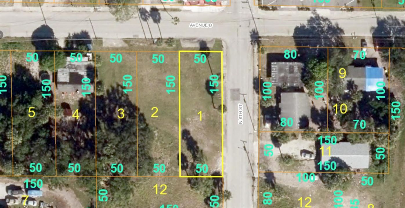 801 Avenue B Aerial
