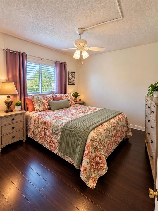 Warmly Staged Bedroom Retreat