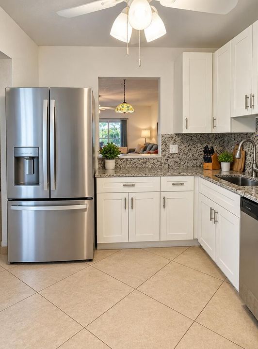 Bright Modern Kitchen with Staged