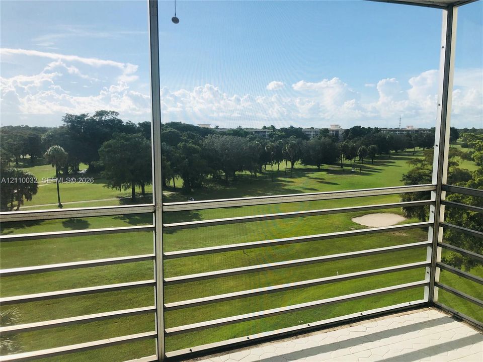 View from balcony