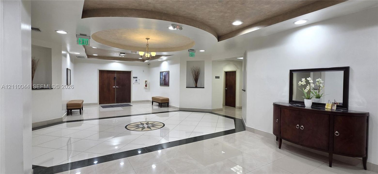 Grand 2nd floor foyer.
