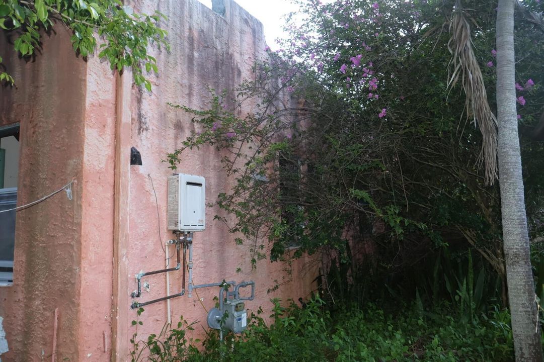 Side Wall of House