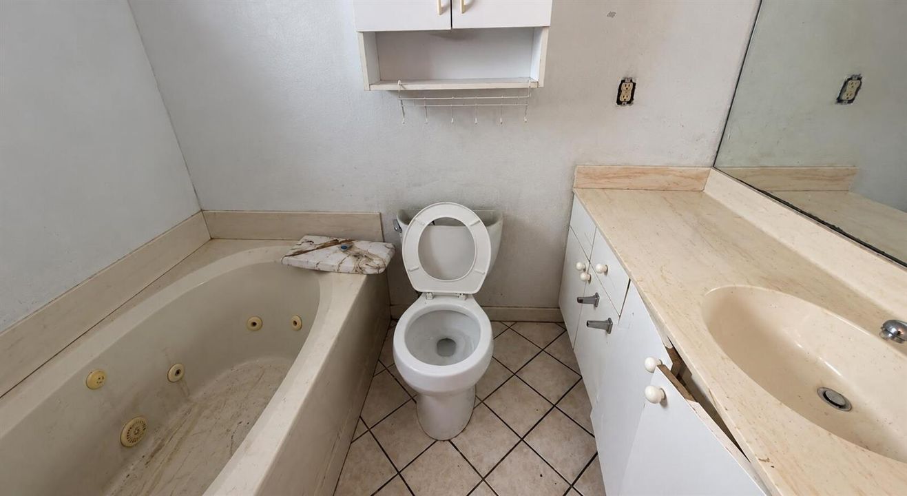 Worn Bathroom Inspection Interior