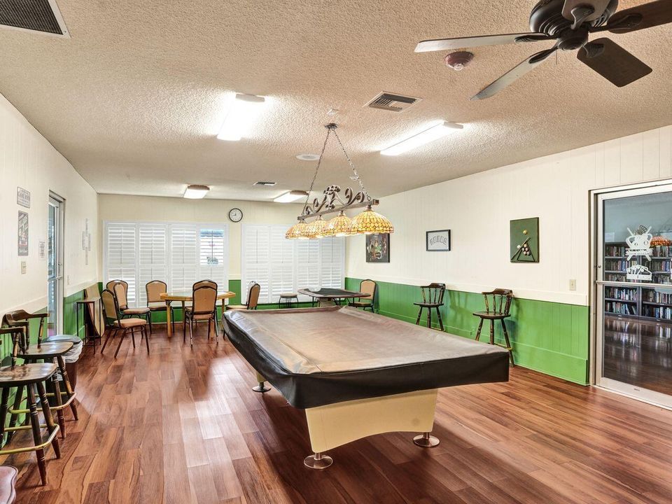 Clubhouse Pool Room